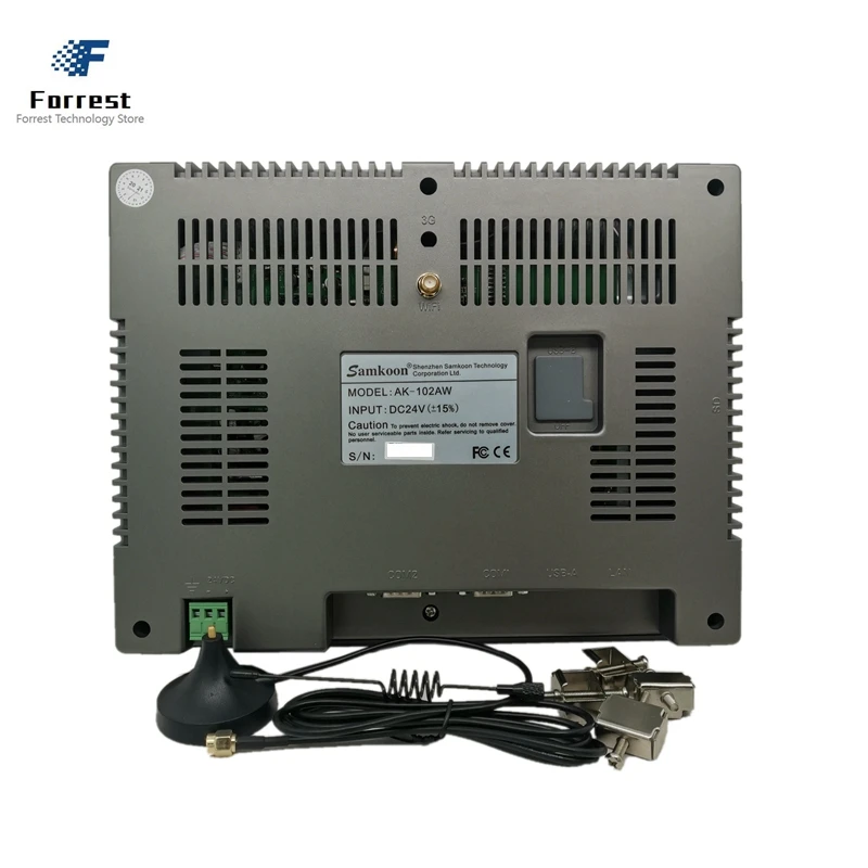 Samkoon 10.2 Inch AK-102AS AK-102AW DC 24V 800*480 Resolution with Ethernet Touch Screen HMI
