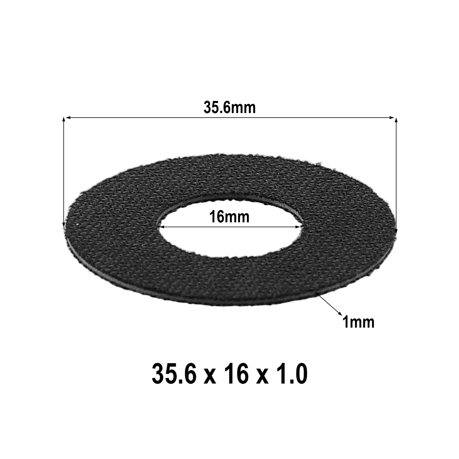 Accessori per rondelle di pastiglie freno per mulinello da pesca con rondella in fibra di carbonio da 1 mm per parti di mulinelli da pesca a tamburo