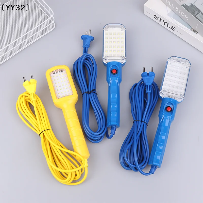 7W 30LED Workshop Flashlight With Magnet 220V Garage Work Light Handheld Repair Inspection Lamp With 5M Power Cable1PC〔YY32〕