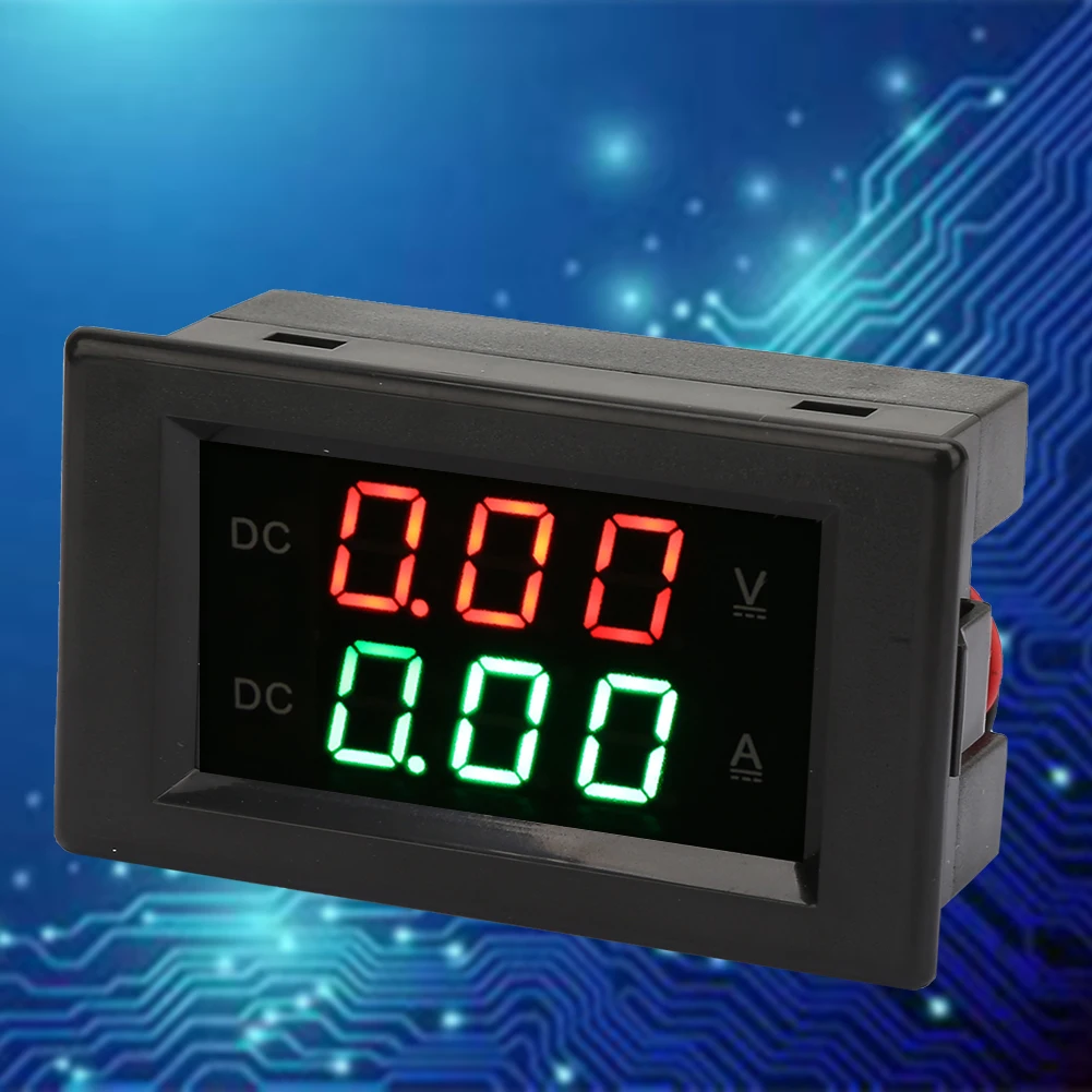 YB4835VA Voltage Ampere Meter DC0~100V 20A Dual Display Integrated The Meter Head Is A Common Design Voltage Test Multimeter