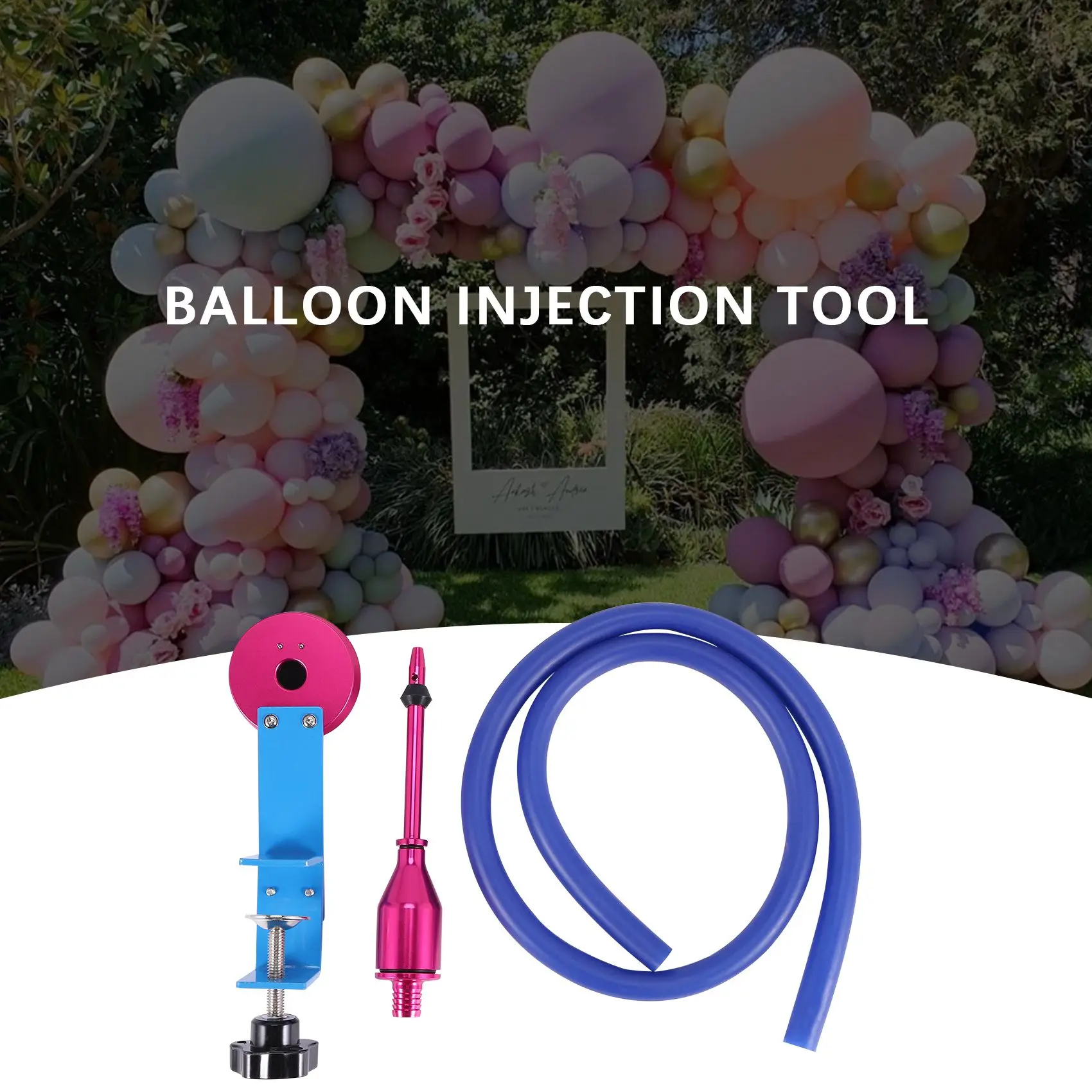 1 Set Insider Balloon Stuffing Tool Kit for Wedding Birthday Celebration Party Decoration Balloon Associate Ball in the Ball