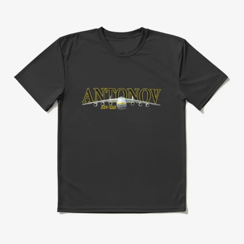 Ukraine Antonov AN-225 Mriya Cargo Aircraft T Shirt. Short Sleeve 100% Cotton Casual T-shirts Loose Top Size S-3XL