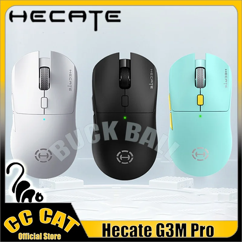 

EDIFIER HECATE G3M Pro Gamer Mouse Bluetooth Wireless Mouse 3Mode Lightweight PAW3395 26000DPI Low Delay Transparent Gaming Mice