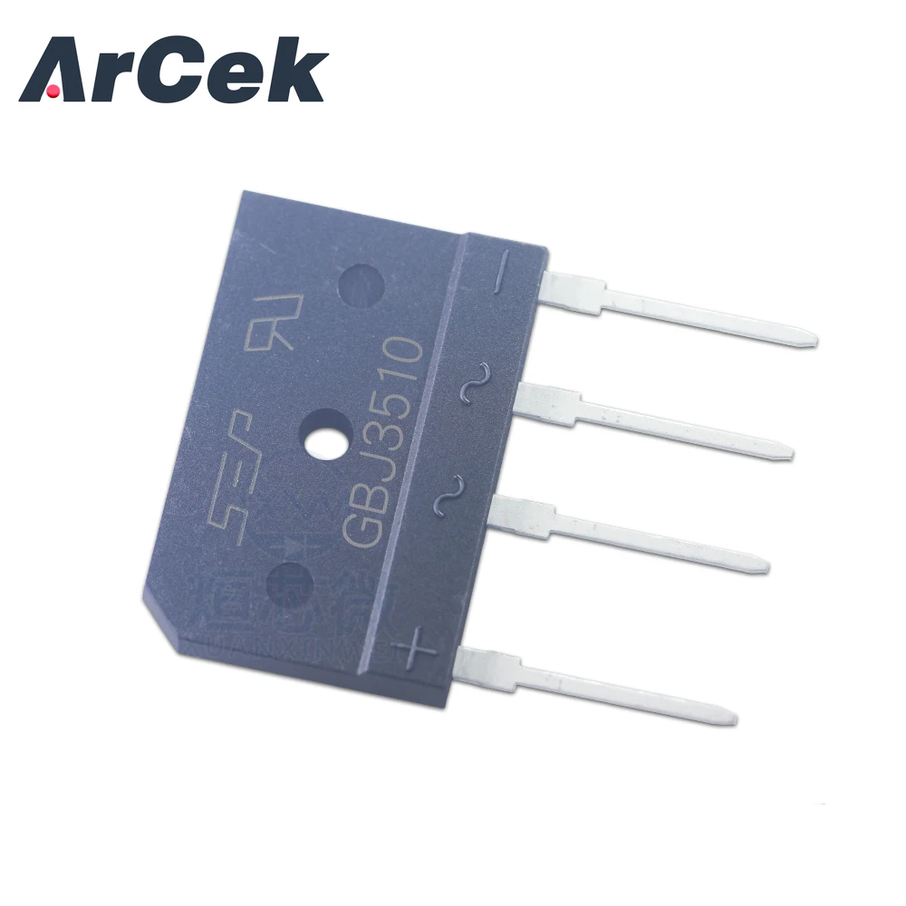 

5PCS lot Original GBJ3510 1000V 35A Diode Bridge Rectifier Single Phase Bridge Rectifier Diy Electronic Through Hole