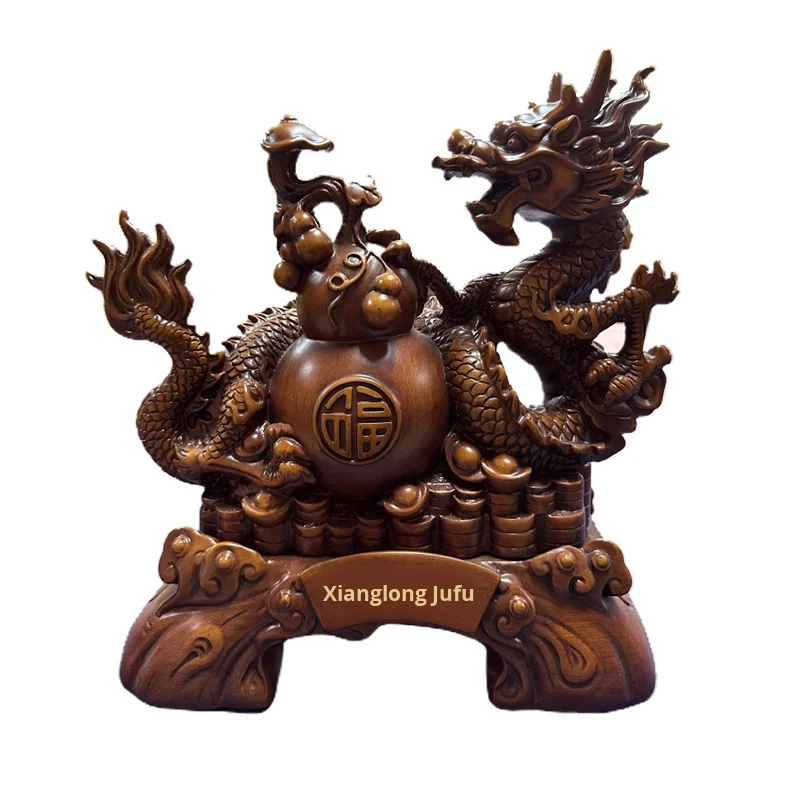 ￥#Dragon Factory Direct Safety Buckle Velvet Company Insurance Gifts Feng Shui Feng Shui Resin Sand Garden Decoration Art Craft