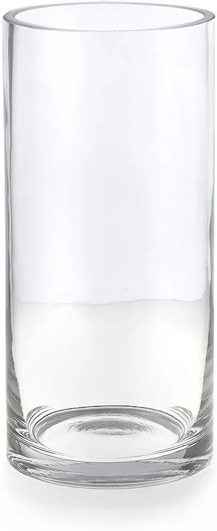 

Набор из 6 прозрачных стеклянных ваз-цилиндров для цветочных композиций, свечей, свадеб, вечеринок, домашнего декора - высота 7,5 дюйма