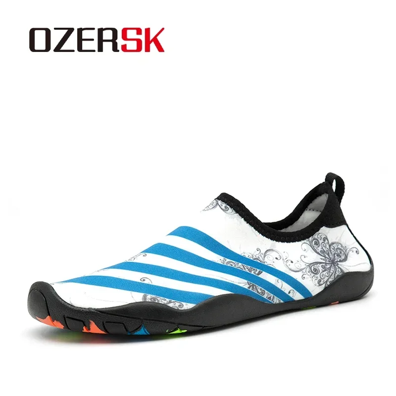 OZERSK Unisex Sneakers Beach Water Shoes For Women Men Sneakers Diving Barefoot Aqua Shoes Slippers For Sea Shoes Size 35~46