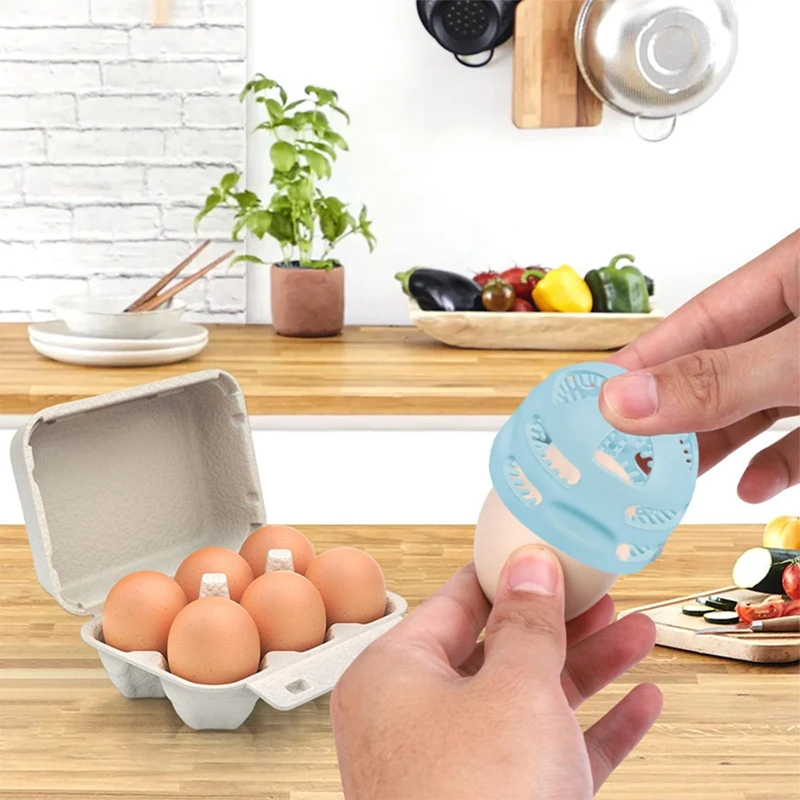 1pc Silicone Egg Cleaning Brush Kitchen Tools Reusable Rotating Egg Washer Machine Brush Easy to Clean for Farm Egg Cleaner