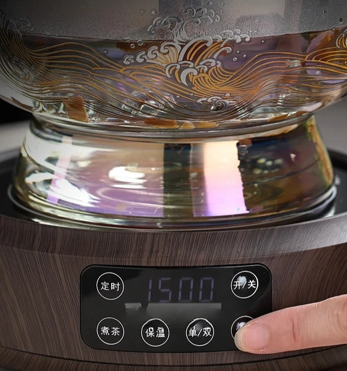 

Stainless steel mini electric hot pot | Ceramic heating plate anti sticking bottom | Portable hot pot for home use