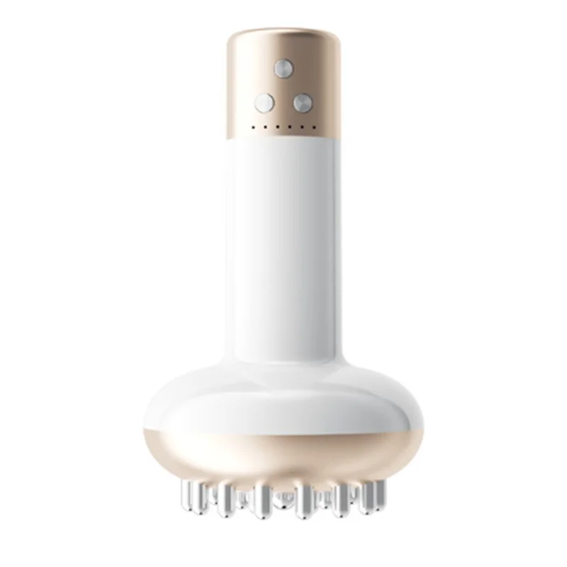 PB-Electric Meridian Body Massager Vibrazione Guasha Microcorrente Anticellulite Raschiante Macchina di drenaggio linfatico(Bianco)