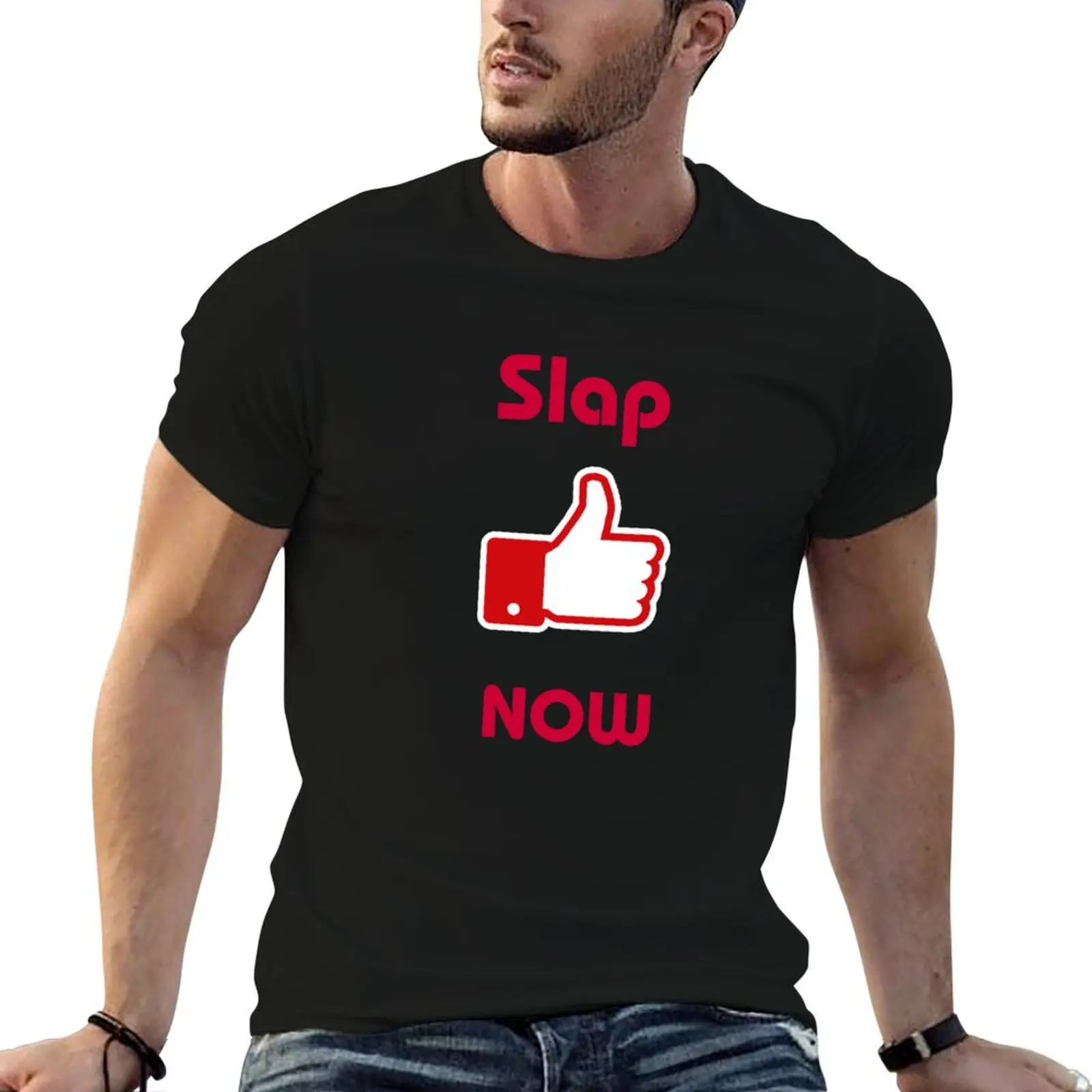 Slap like now T-Shirt Casual Breathable Short Sleeve Top