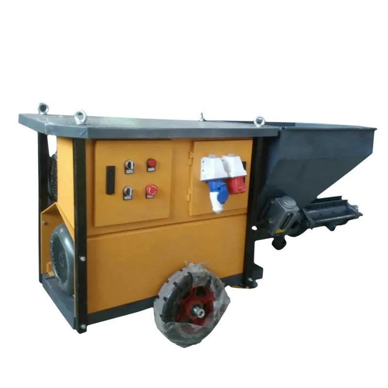Dry Mortar Machines Pump Concrete Spray Spraying Plastering Diesel Cement Wall Plaster Pumping Machine