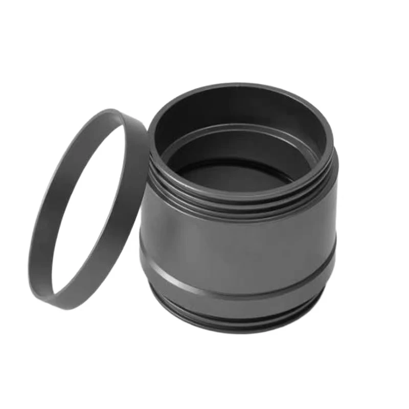 

Precision Anodized Aluminum Cnc Machining Parts Black Aluminum Alloy Threaded Sealed Jar