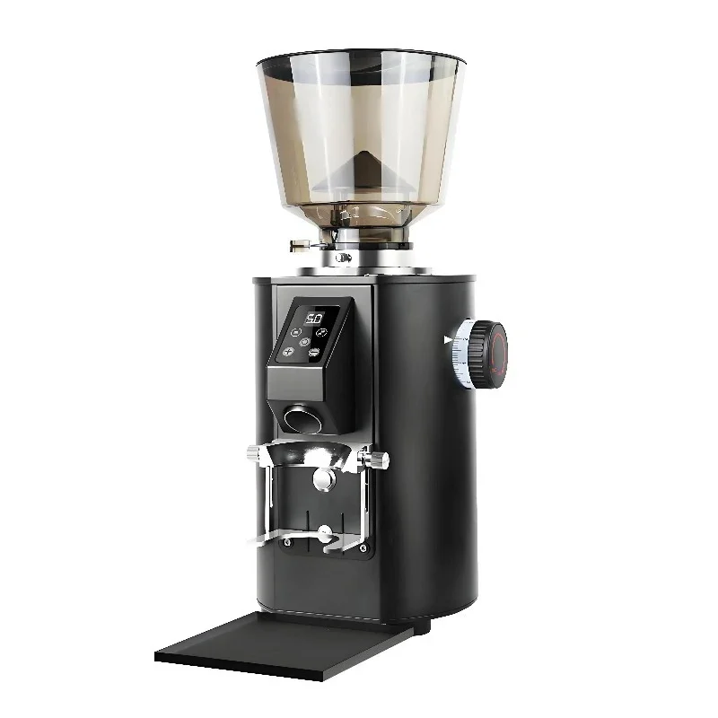 64Mm SUS420 Stainless Steel Grinder 9 Gear Adjustment Touch Screen Control Electric Coffee Bean Grinder