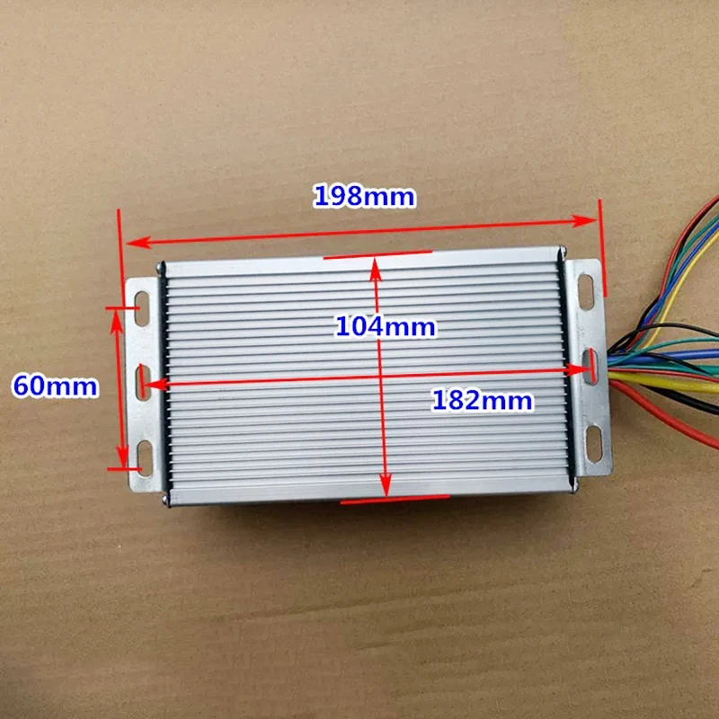 Imagem -04 - Brushless Motor Controller Regulação de Velocidade dc Trifásico Alta Potência Motorista do Motor Acessórios Faça Você Mesmo 1000w 55a 12v 24v dc