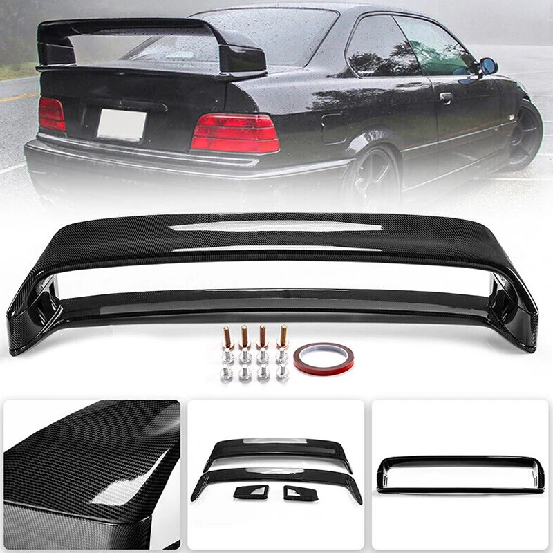 

For BMW E36 M3 Spoiler 1990-2000 BMW M3 Series Spoiler With ABS Plastic Materail Black Topcoat Spoiler For BMW E36 M3 Spoiler