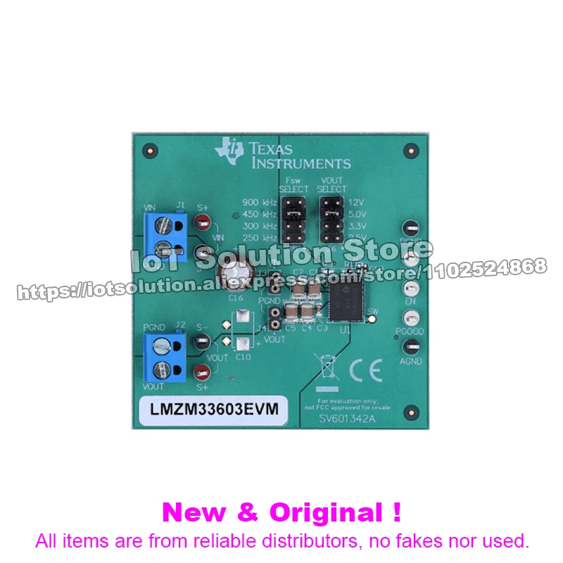 LMZM33603EVM LMZM33603, 4V to 36V Input, 3A Power Module Evaluation Board