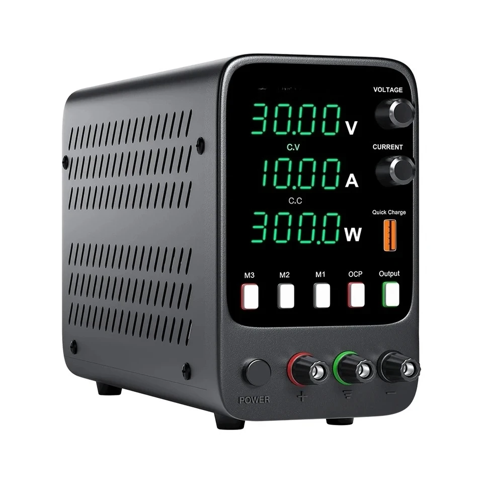 Adjustable 30V 10A DC Power Supply 60V 5A Stabilized Switch LED Lab Bench Power Source For DIY Repair Industrial Equipment