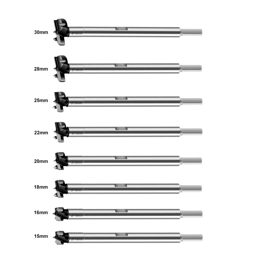 

Woodworking Drill Hex Shank Drill Bit Professional Carpentry Carbide Tipped Drill Bit Efficient Cutting Performance