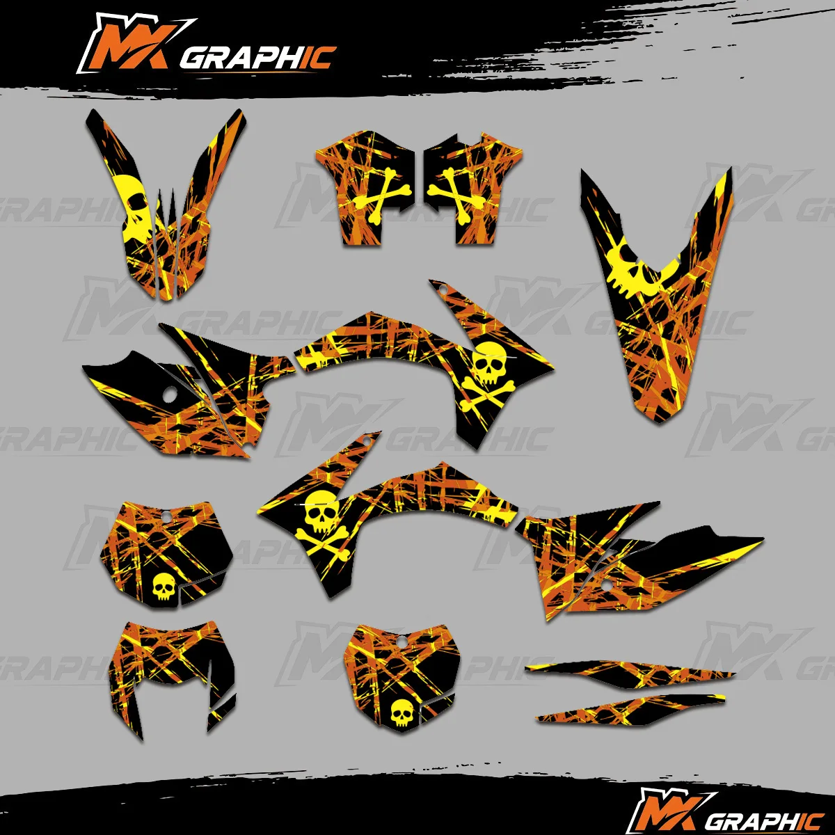 For KTM 125 200 250 300 450 500 EXC EXCF 2012 2013 SX SXF 2011-2012 Graphics Decals Stickers