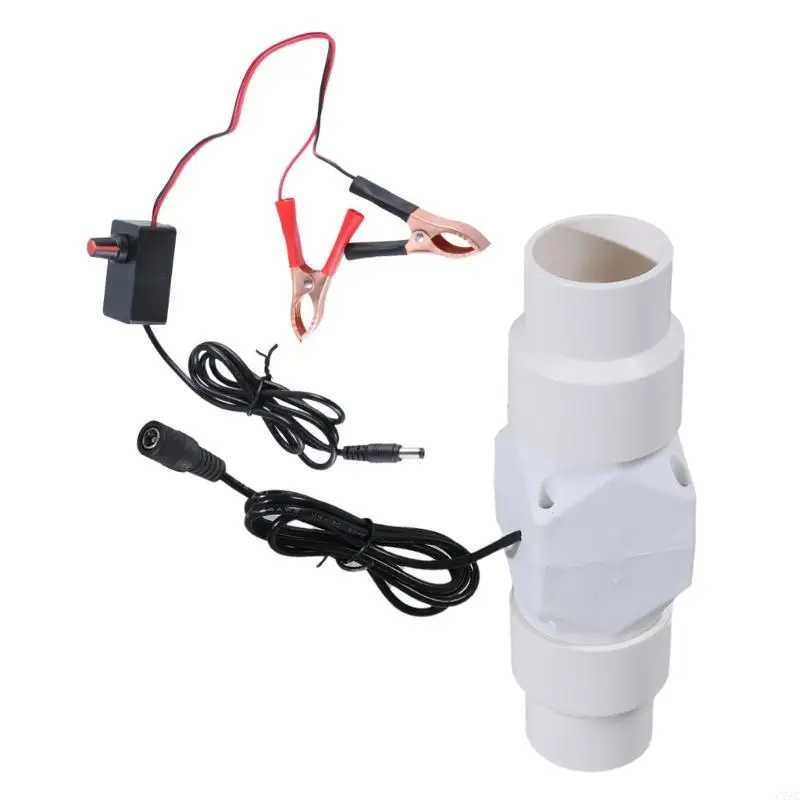 In Line Air Blower 12V Ventilation Blower Air Vent In Line Marine Bilge Strong Engine Ventilation Fan Bilge Air Blower