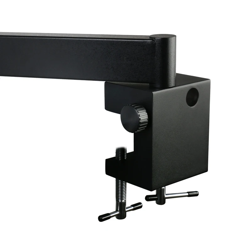 Imagem -05 - tipo de Extensão Direção Ajustável Articulando Clamp Bracket Arm Stand Base 76 mm para Stereo Binocular Trinocular Microscópio