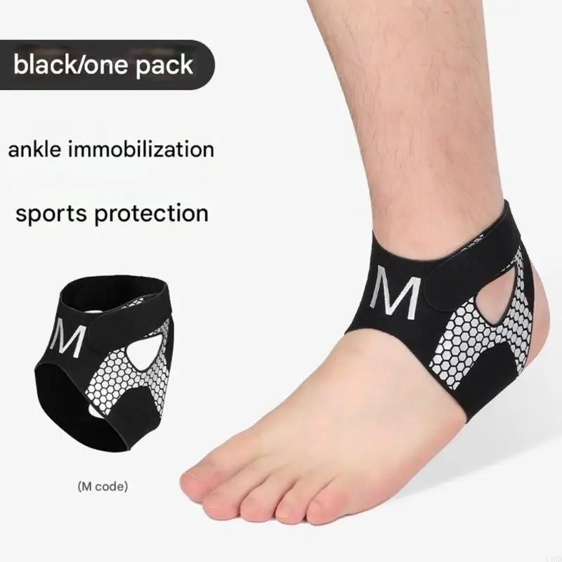 Ankle Brace with Adjustable Strap Athletic Ankle Support Stabilizers for Basketball Football Sports Injury Prevention 24BD