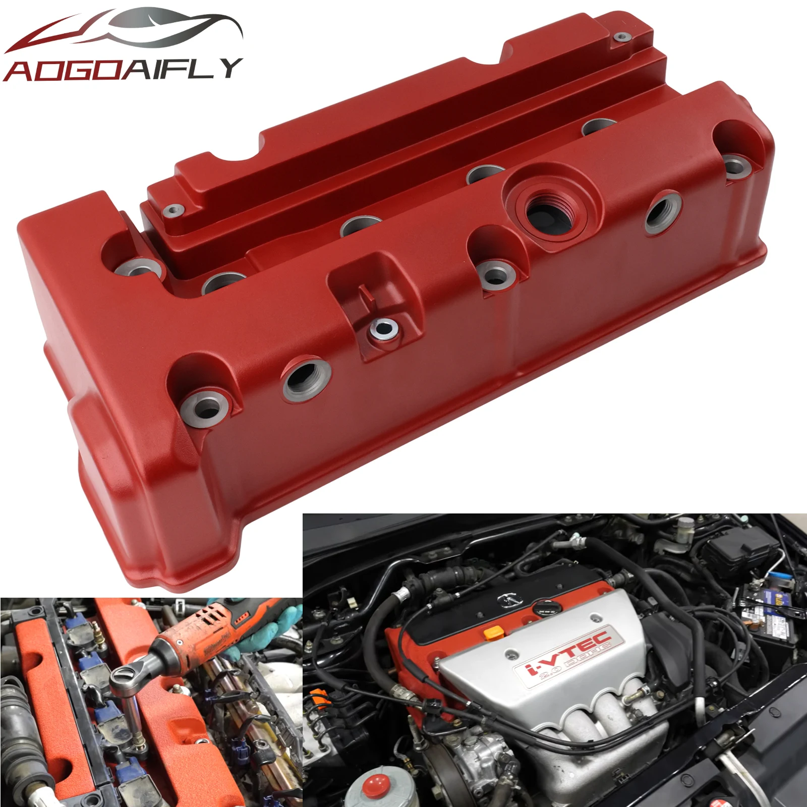 factory supply Engine Valve Cover For HONDA K SERIES K20A and K24A Style Heads