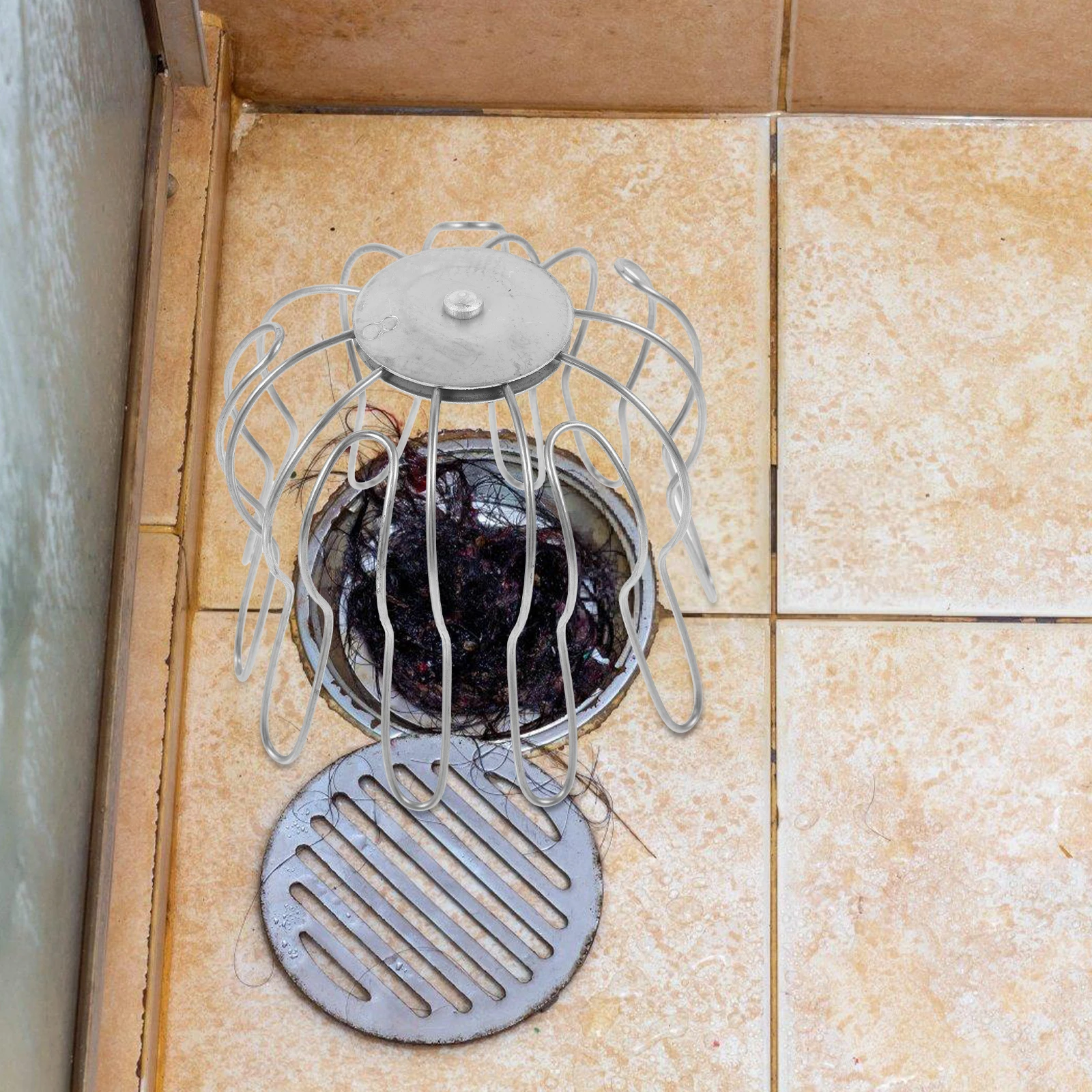 

Stainless Steel Gutter Guard Floor Drain Roof Drainage Anti-Clogging Downspout Filter Universal Mesh Leaf Guard Gutter