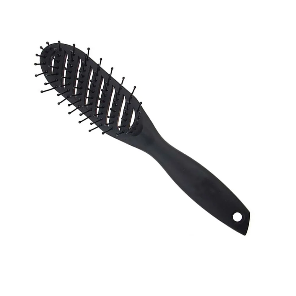 قطعة واحدة من مشط التدليك الإبداعي المنحني المتين من البلاستيك أداة تصفيف الشعر للنساء والسيدات المحمولة وخفيفة الوزن #3