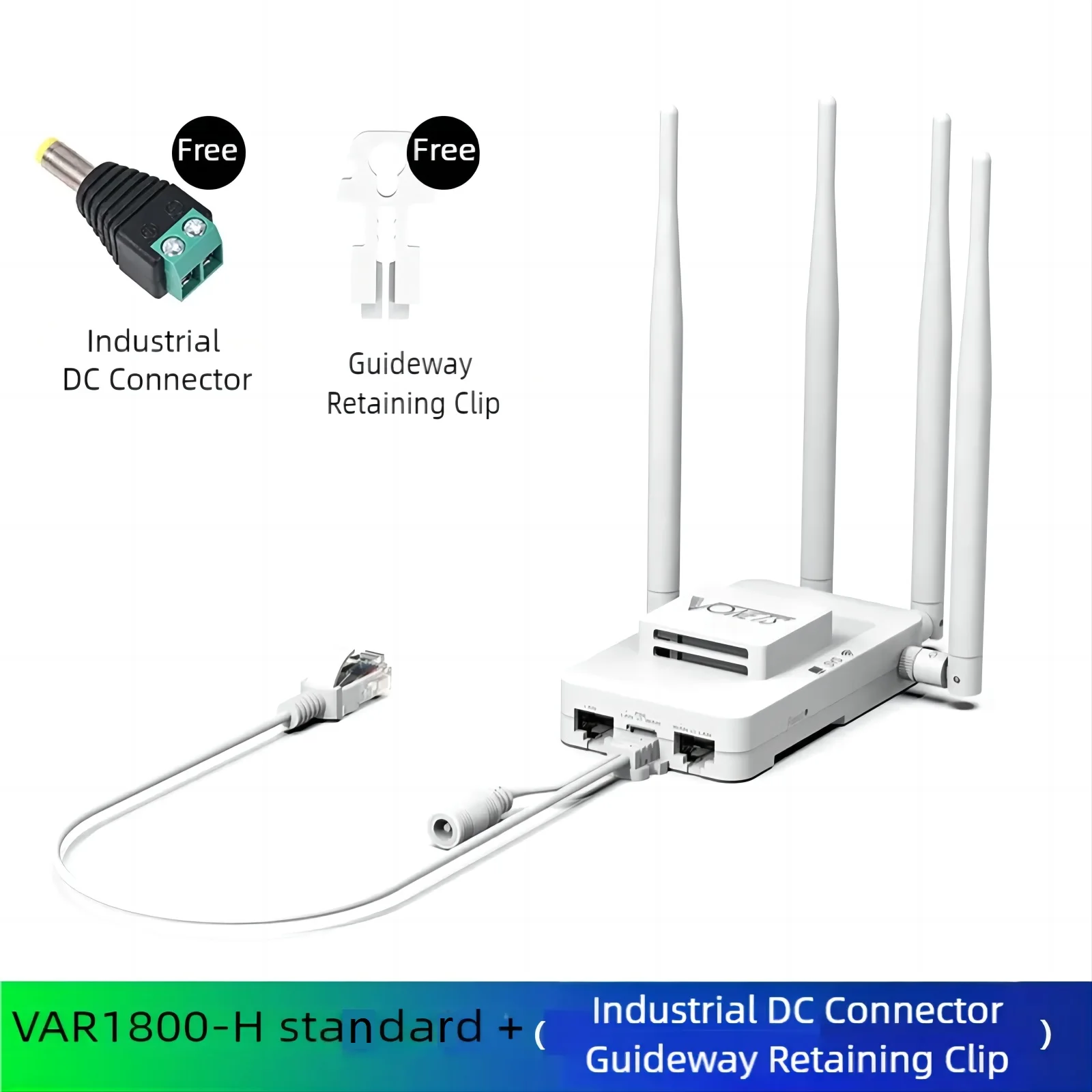 VONETS Gigabit PoE 5GHz WiFi Router Wireless Bridge Repeater WiFi to Ethernet Adapter 1000M Range Extender DVR IoT VAR1800-H