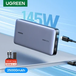 UGREEN 140W Power Bank portatile 25000mAh PD PowerBank a ricarica rapida per laptop Notebook Xiaomi 13 Batteria esterna a ricarica rapida