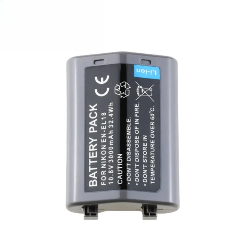 EN-EL18 3000mAh Battery for Nikon D4/D4S/D5 D800 Controller 2X Runtime USB-C PD 45W Fast Charge Battery