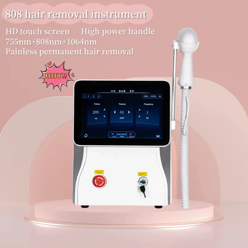 New equipment Laser Permanent Hair Remover 755nm 808nm 1064nm Diode Laser Hair Removal Machine Epilation Definitive