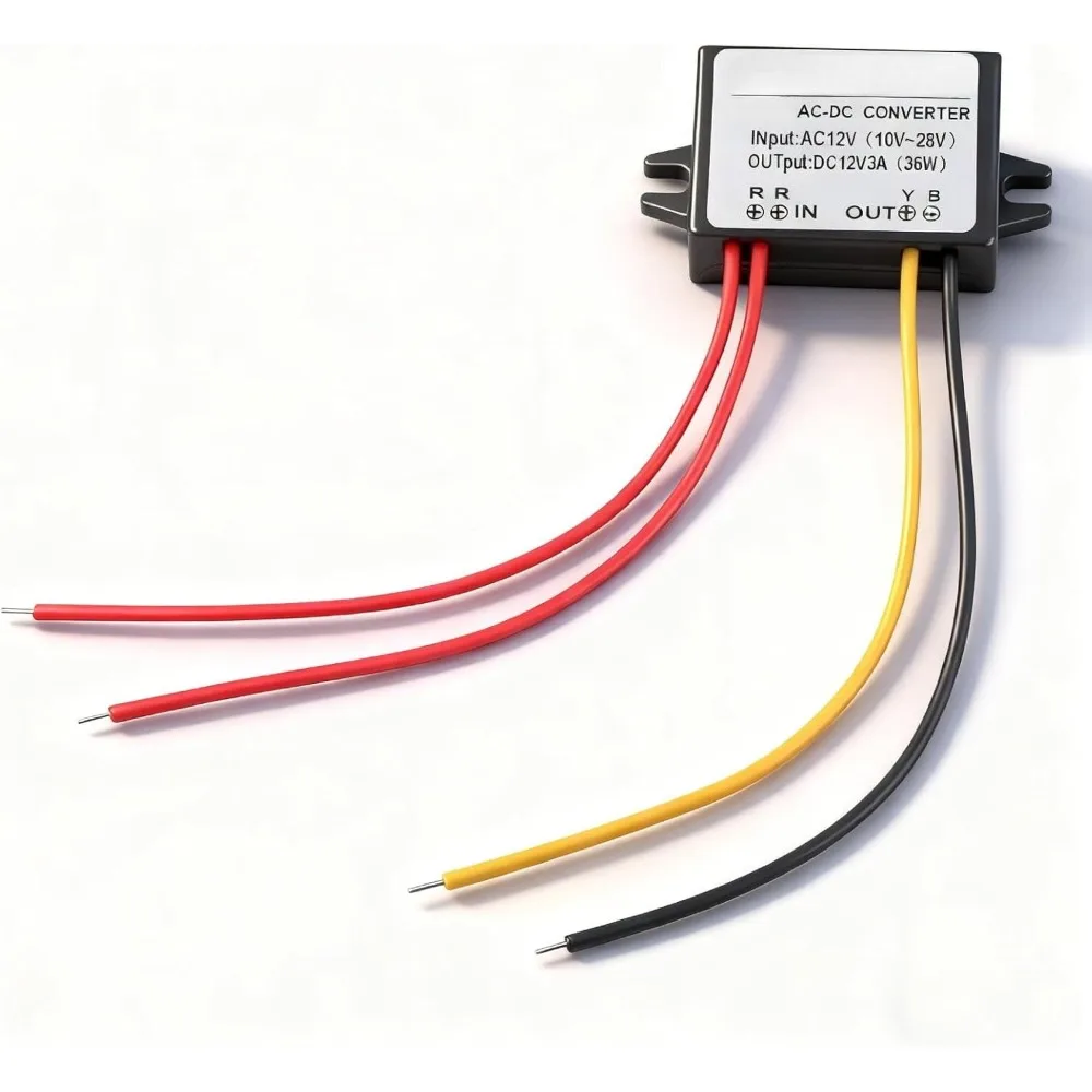 

AC/DC 10-28V Step Down To 12V 3A 5A Converter Buck Converter Power Supply Module Efficient Power Conversion For Fans Water Pumps