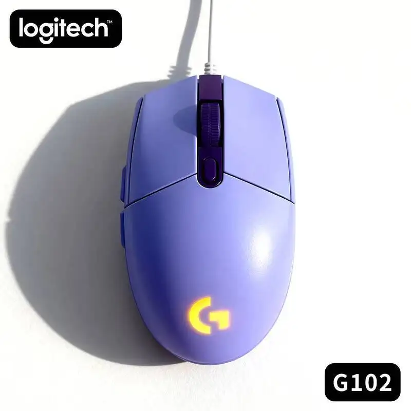 

Игровая мышь Logitech G102, проводная RGB-подсветка, 6 программируемых кнопок, 8000 точек на дюйм, регулируемая, эргономичная, подходит для настольного ноутбука