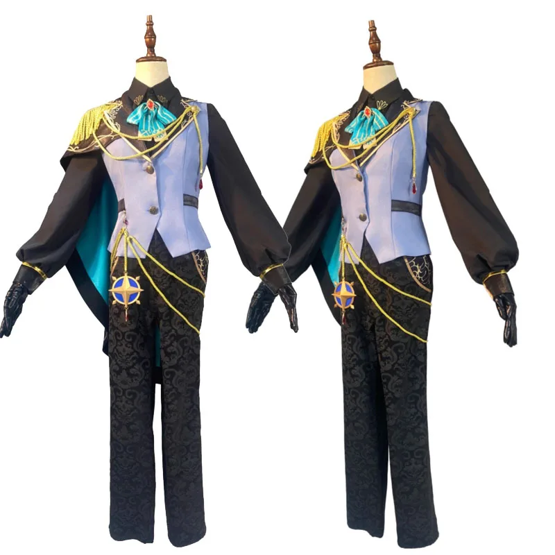 

Project Sekai Abyss Knight Attire Asahina Mafuyu Cosplay Costume Pjsk Uniform Men's Halloween Carnival Outfit