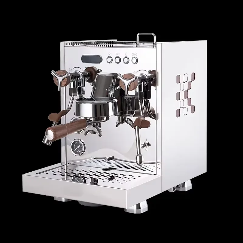 Commercial Semi Automatic Espresso Machine Single Group Stainless Steel Electric Coffee Maker For Cafe Professional Use