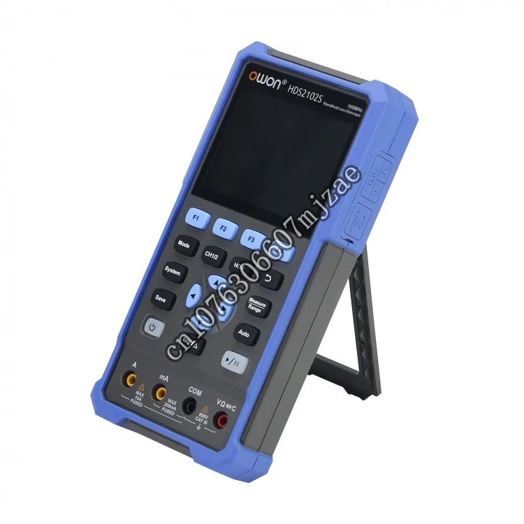 HDS2102S 3-In-1 100MHz Handheld Digital Oscilloscope with 500MSa/s Sampling Rate + Multimeter + Signal Generator