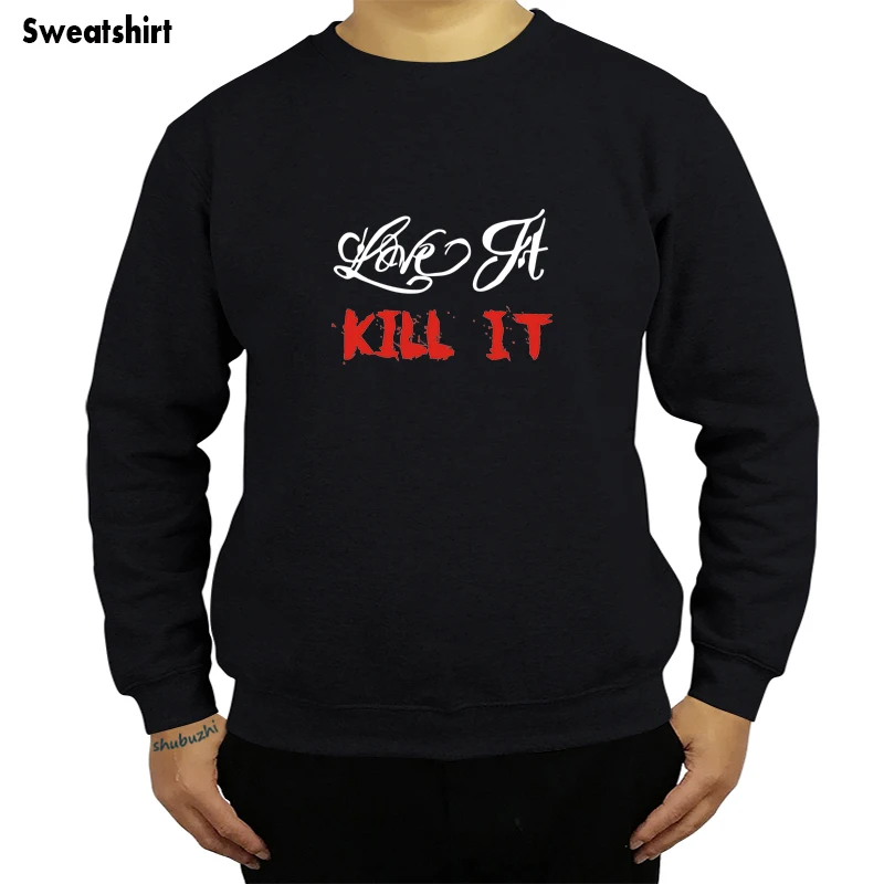 RICH PIANA LOVE IT KILL IT Size S-3XL hoodie men cotton hoodies euro plus size male sweatshirt drop shipping sbz8217