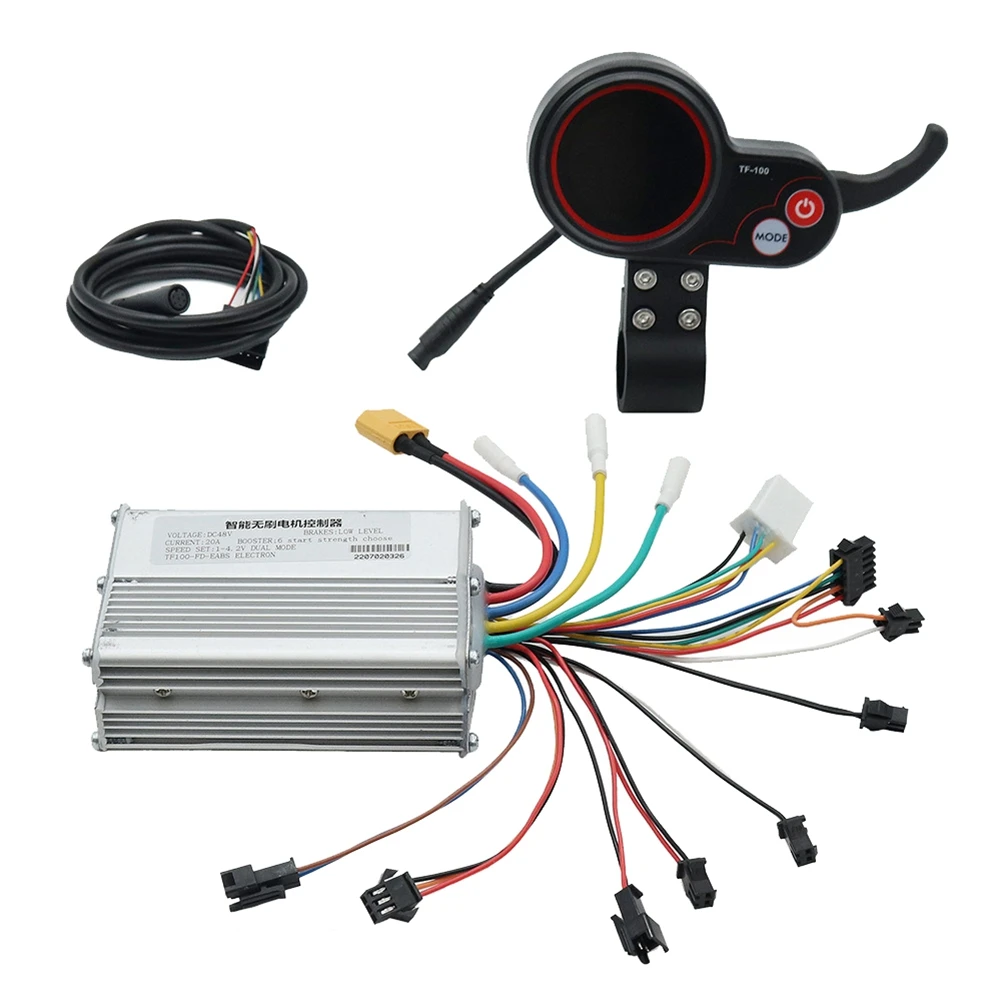 48V 20A Elektrische Scooter Controller Dashboard Kit met TF-100 Display Scooter voor KUGOO M4 Elektrische Scooter Onderdelen