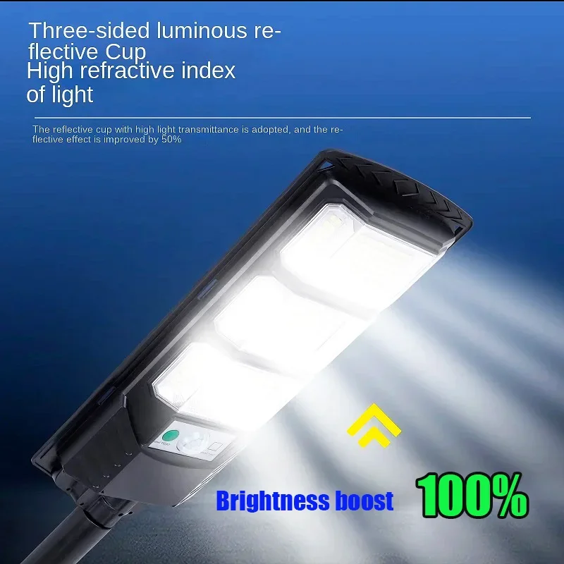 Solar Outdoor Wall Light 192 LED Solar Garden Lamp Wide Range Lighting Sensor Motion Lights Super Bright Street Courtyard Lamp