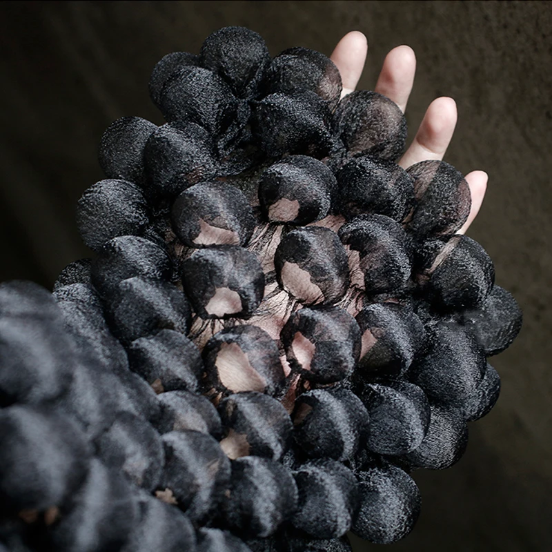 

85x20 см хлопчатобумажная сетчатая ткань, нагревательный набор, 3D перспективное кружево для креативного дизайна одежды, свадебное платье, принадлежности для шитья своими руками