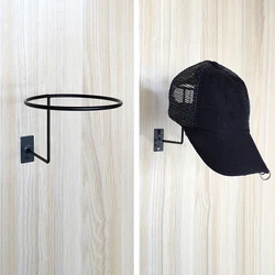 On The Wall Hat Rack Screw Display Rack Bicycle Motorcycle Helmet Display Rack Storage Holders Racks 1pc