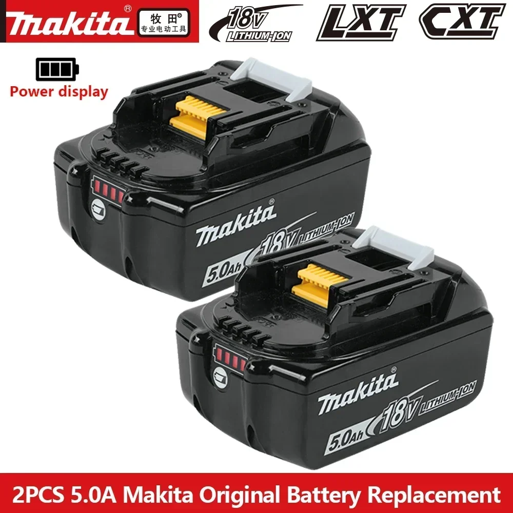 

Genuine Makita 18V 6A Rechargeable Lithium Ion Battery With Battery indicator For Makita BL1830 BL1840 BL1850 Power Tool Battery