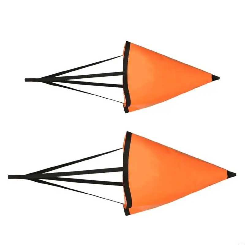 

24in/27in Sea Drogues Trolling Fishing Drogues Drift Sock Sea Drogues Parachute Drift for Fishing Boat Yacht