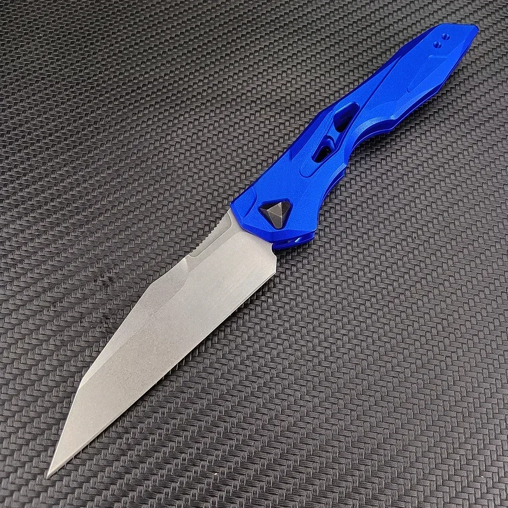 Outdoor Camping KS 7650 Launch 13 Folding Pocket Knife CPM154 Blade Aluminum Handle Tactical Hiking Knives Hunting Portable Tool