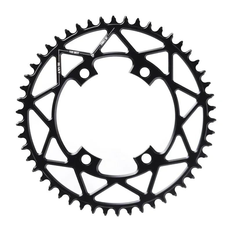 PASS QUEST X110 4claw 110BCD R2000R3000 4700 5800 6800 DA9000 Crankset Round OVAL Hollow Road Bike Parts Narrow Wide Chainrings