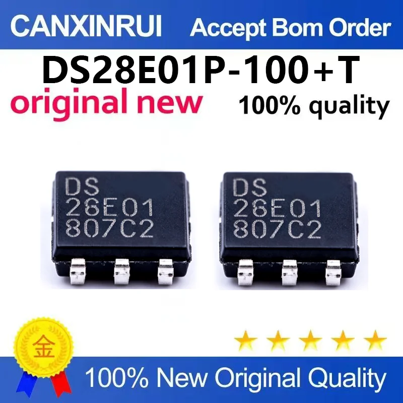 （5pcs-100pcs）New original DS28E01P-100+T DS28E01P DS28E01 programmer chip IC TSOC-6
