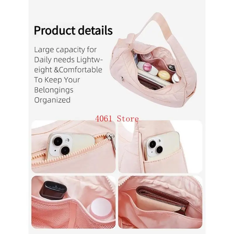 

Модная объемная сумка через плечо из нейлона премиум-класса. Достаточно места для хранения. Комфорт на весь день.